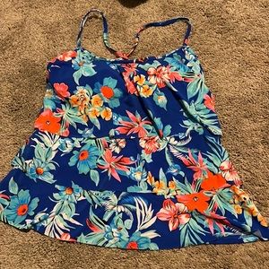 tankini swim top, size: 16